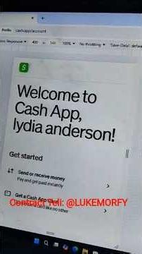 Cashapp creation method.
