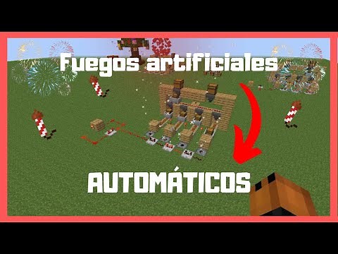 👉 Cómo hacer un LANZADOR de COHETES AUTOMÁTICO 🚀 en Minecraft - Especial de Navidad 2019