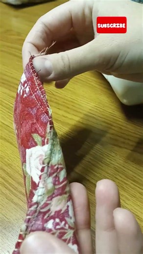 No serger? No problem! Finish seams with this stitch! #sewing #sewingtutorial #sewhappy #sew