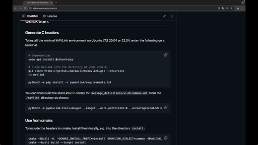 mavlink源码编译及示例使用