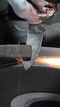 Making of a Nesmuk Style EDC Knife with Damascus Steel Blade and Rosewood Handle | Knives Ranch