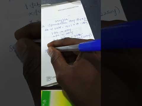 calculation on extemporaneous preparation (Compounding).