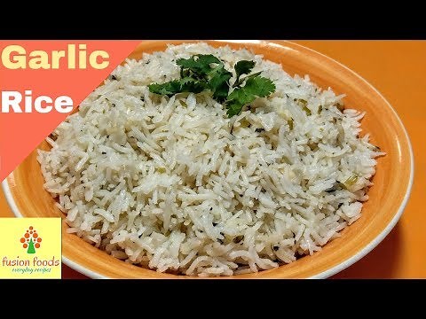 Simple Garlic rice | Garlic butter rice recipe | Poondu sadam | Quick and easy