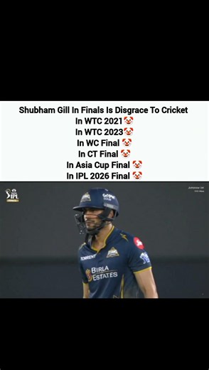 Shubman Gill Is Generational Choker