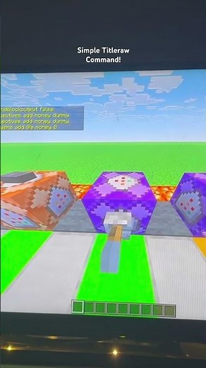 Simple Personal Money Scoreboard #minecraft #minecraftcommands