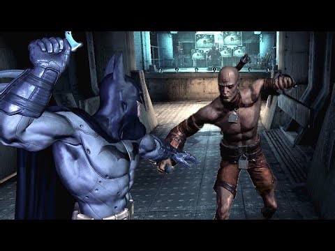 How to eliminate Zsasz without touching him at the beginning of Batman Arkham Asylum