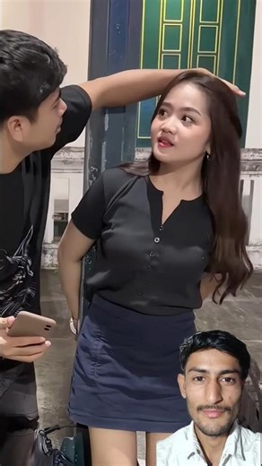 Handcuff prank pretty girls🥰! #prank #comedy #funny #shorts #shortvideo #viral #trending #reels#fyp