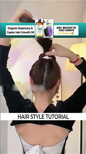 How to Tie High Double Ponytails Easily – Step-by-Step Guide. #hairstyle