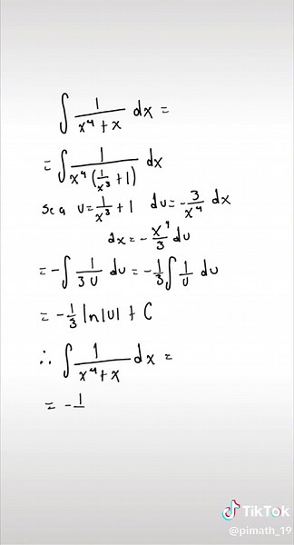Integral #mathtrick #pimath #pi #integrales #matematicastiktok #calculus #algebra #aprende #matematicas #calculo