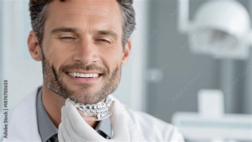 4k video of a chin implant for jawline procedure.