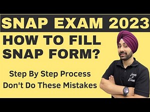 SNAP Exam 2023: How To Fill SNAP Exam Form Step By Step Process | SNAP Exam Form Filling