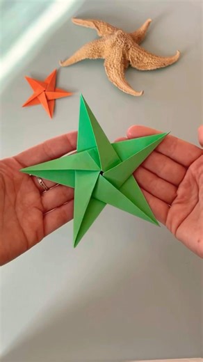 Origami Star Fun! Make a Crazy Five-Point Star from One Sheet (Scissors Only)