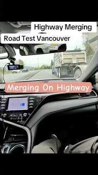 Class 5 road test practice | merging on highway | Vancouver #driving #learning #viralshort #shorts