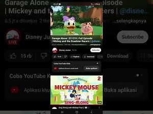 Garage Alone | S1 E19 Full Episode | Mickey and the Roadster Racers | @disneyjunior Reversed