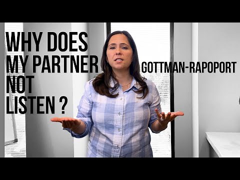 Why does my partner not listen? A Tool for Conflict Resolution