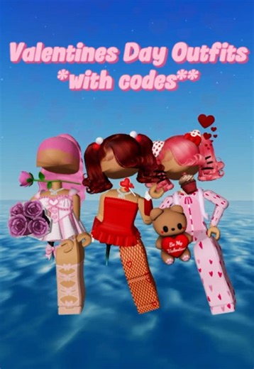 Valentines Day Outfits.🌹 #roblox #robloxoutfit #fyp #outfitcodes | outfits roblox