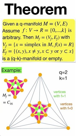 The Submanifold Theorem #shorts