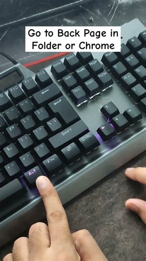 Go BACKWARD in Folders or Chrome With This Shortcut Key #shorts #short #shortvideo #viral #trending