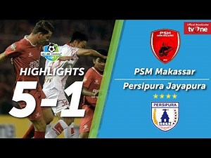 PSM Makassar VS Persipura Jayapura: 5-1 All Goals & Highlights