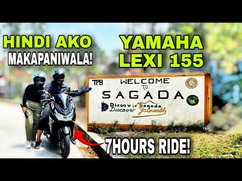 SOBRANG LAKAS Yamaha LEXI 155 | SAGADA COUPLE RIDE!