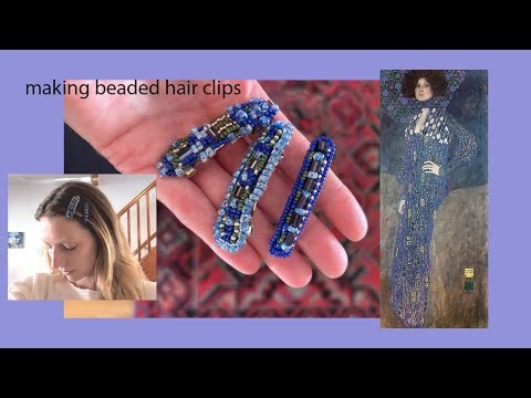 beaded barrettes process