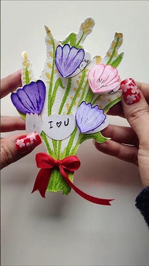 CREATE Beautiful Bouquet with MINI Paper Flowers for this Valentine!