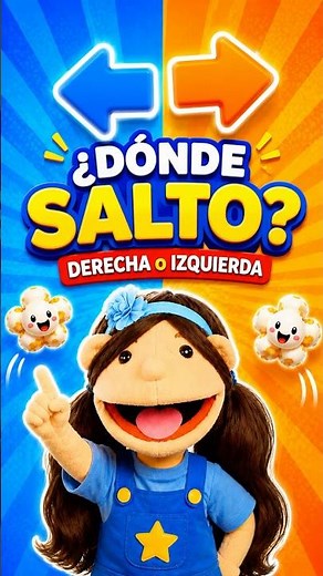⬅️➡️ Aprende DERECHA e IZQUIERDA 🍿 Salta como Palomitas de Maíz