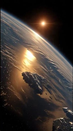 How Midnight Sun of Norway looks from.space? #space #viral #viralshorts