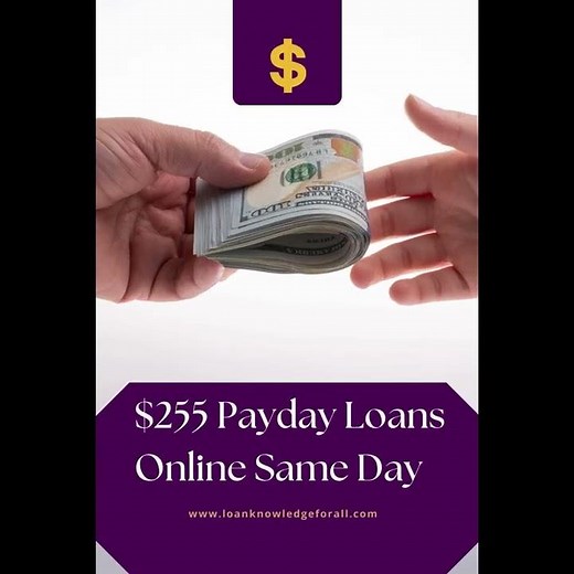 $255 Payday Loans Online Same Day