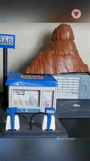 unknown | News | curious on Instagram: "In the 80s, toys didn’t just look cool. They transformed. What seemed like a normal gas station was actually a hidden battle base, packed with moving parts and secret surprises. Every switch revealed something new, making playtime feel like a movie scene. Today, it’s just a memory. But for 80s kids, this toy still brings childhood back. #80sToys #RetroToys #VintagePlaysets #ToyHistory #Nostalgia #MASKToys"