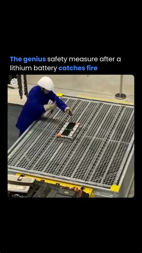 Your AI Start on Instagram: "A genius safety measure for lithium battery fires in EVs. Chinese engineers developed an ejectable battery pack system that launches the overheating module away from the vehicle. Upon detecting thermal runaway, explosive bolts or gas generators blast the pack 3-6 meters sideways in under a second. This separates the burning source from passengers and cabin, potentially preventing catastrophic fires. While bold and viral, critics note risks like the heavy pack flying 