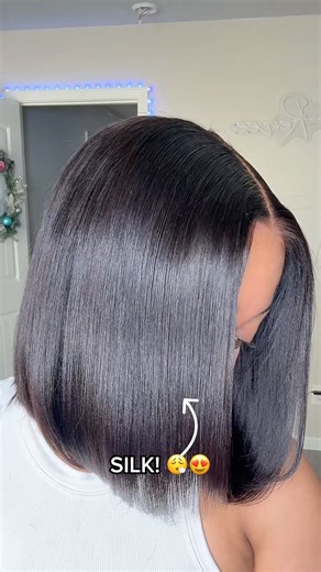 The only SILK PRESS Tutorial you NEED‼️ @LwigsOfficial #silkpress #straighthair #gluelesswig