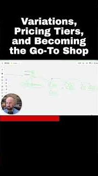 Variations, Pricing Tiers, and Becoming the Go-To Shop