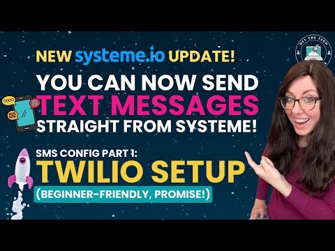 NEW! Your First Step to Set Up SMS Messaging in Systeme.io (Beginner Twilio Tutorial)