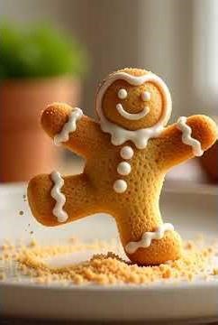 Cute Ginger Bread man - Christmas ASMR Video