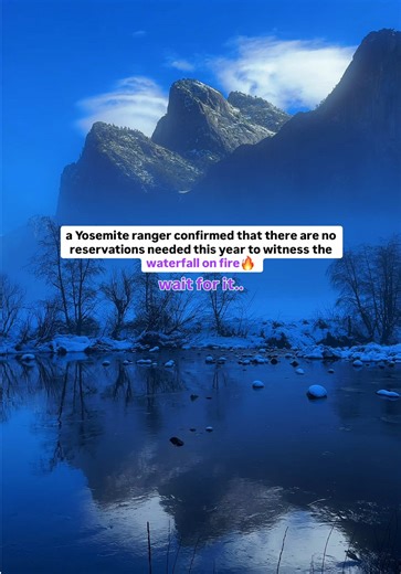 tips on when and how to visit ⬇️ This natural phenomenon still blows my mind, even after I've seen it 4 times over the last 3 years- and I'm definitely going back this year✨ 🚨 PLEASE FOLLOW THE LEAVE NO TRACE PRINCIPLES WHEN EXPLORING THE PARK 𝙒𝙝𝙚𝙧𝙚 📍 Yosemite National Park, California 🔥 𝙒𝙝𝙖𝙩 𝙞𝙨 𝙁𝙞𝙧𝙚𝙛𝙖𝙡𝙡? Imagine a waterfall on fire 🔥 When the sunlight hits Horsetail Fall at the perfect angle during sunset, the waterfall glows bright orange — like lava flowing down El Capi