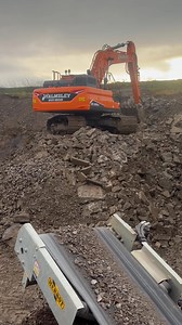 7.1K views · 53 reactions | Another recent job. Clint doing some projects so we’re quarrying and processing. crushing at 3” running straight into screener splitting 3” to 40mm clean & 40mm crusher run a massive saving on buying in from Quarrys | Walmsley ltd | Facebook