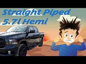 Straight Piping a 4th Gen Ram 1500 5.7 Hemi!