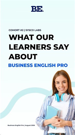 What Sysco LABS Professionals Say About Business English Pro | Cohort #2 #businessenglish