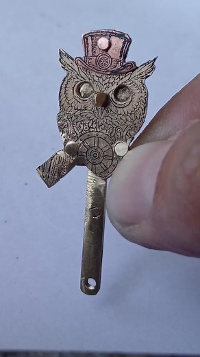 3.3K views · 90 reactions | Testing Project Steampunk Owl in the Hole Work in progress | Otar Bezhanov | Facebook