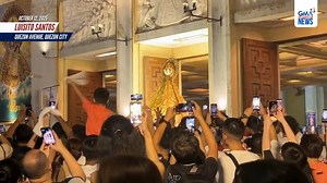 393K views · 23K reactions | PANOORIN: Nakabalik na sa Sto. Domingo Church sa Quezon City ang imahen ng Our Lady of La Naval de Manila kaninang 7:02 PM matapos ang halos tatlong oras na prusisyon ngayong Linggo, Oct. 12, 2025. COURTESY: Luisito Santos, DZBB/GMA Integrated News | GMA News | Facebook