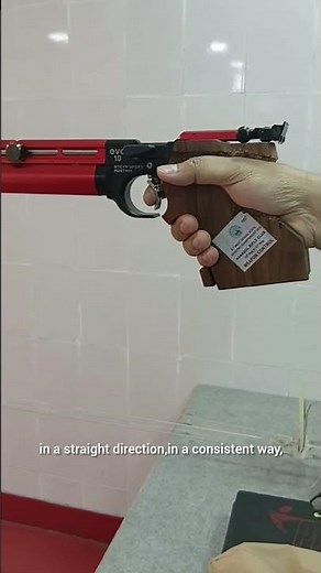 Pistol shooting-How to press the trigger finger correctly #victoryshot #shootingsports