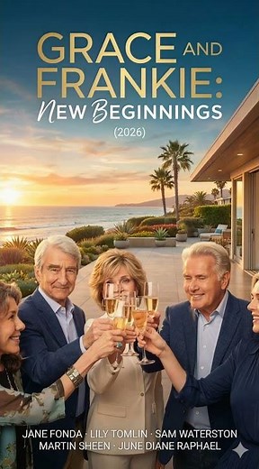 GRACE AND FRANKIE: NEW BEGINNINGS (2026) Starring: Jane Fonda · Lily Tomlin · Sam Waterston