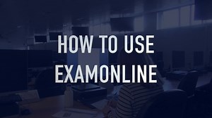 Student Guide to Using ExamOnline