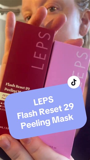This is a whole face reset!! #LEPS #lepspeelingmask #nuriglow #exfoliatingmask #skinresults @leps