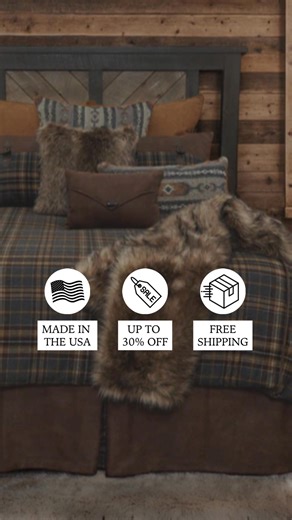 Turn your bedroom into a retreat with bold, western bedding handcrafted right here in the USA. Save 30% OFF FREE shipping when you shop today! | Western Passion