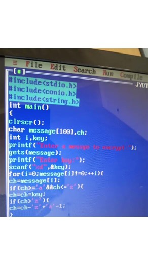 Program for Caesar Cipher in C Encryption |cyber security