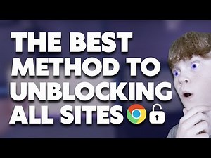 The BEST METHOD To Unblocking ALL SITES On School Chromebook