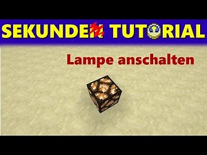 ⏱Sek. Tutorial 0: Lampe anschalten | Das SCHNELLSTE TUTORIAL der WELT
