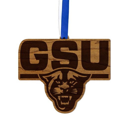 Georgia State University Logo Ornament – Crafted From Cherry Wood and Maple - Etsy